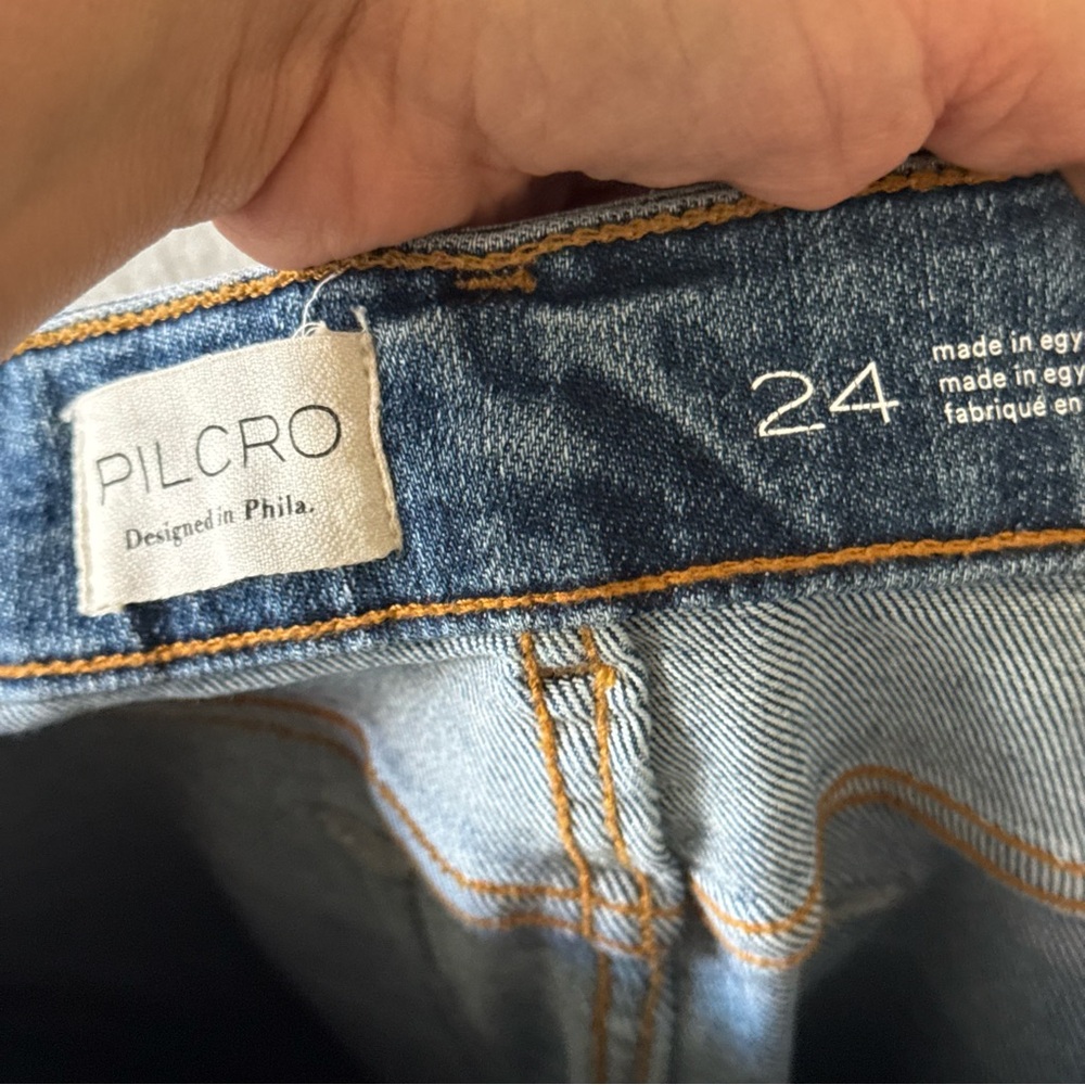 Pilcro Anthropologie straight leg jeans size 24 - Picture 8 of 8